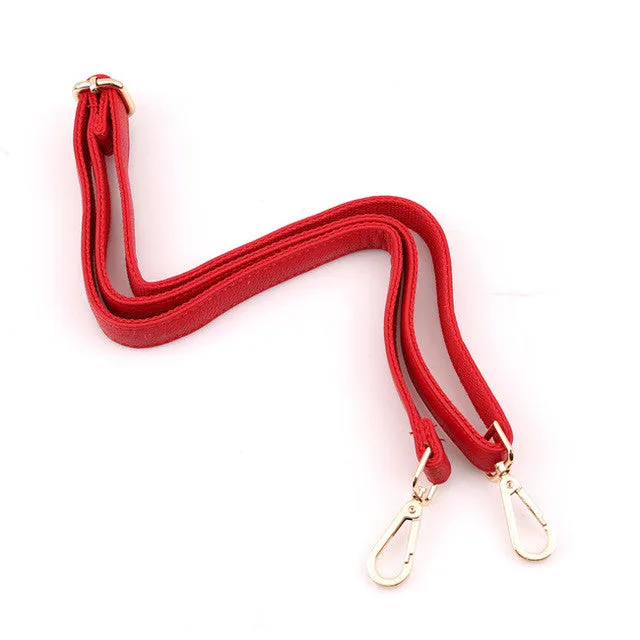 130cm Long New PU Leather Shoulder Bag Handle DIY Purse Strap 4 color Available Handbags Belts Strap Bag Accessory  PU Leather