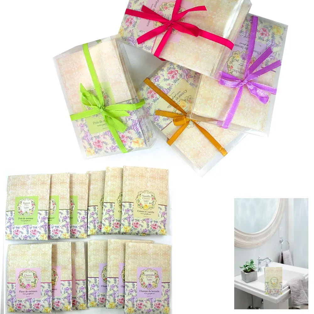 3 Scented Fragrance Sachet Bags Wardrobe Home Drawer Perfume Pouch Party Favor