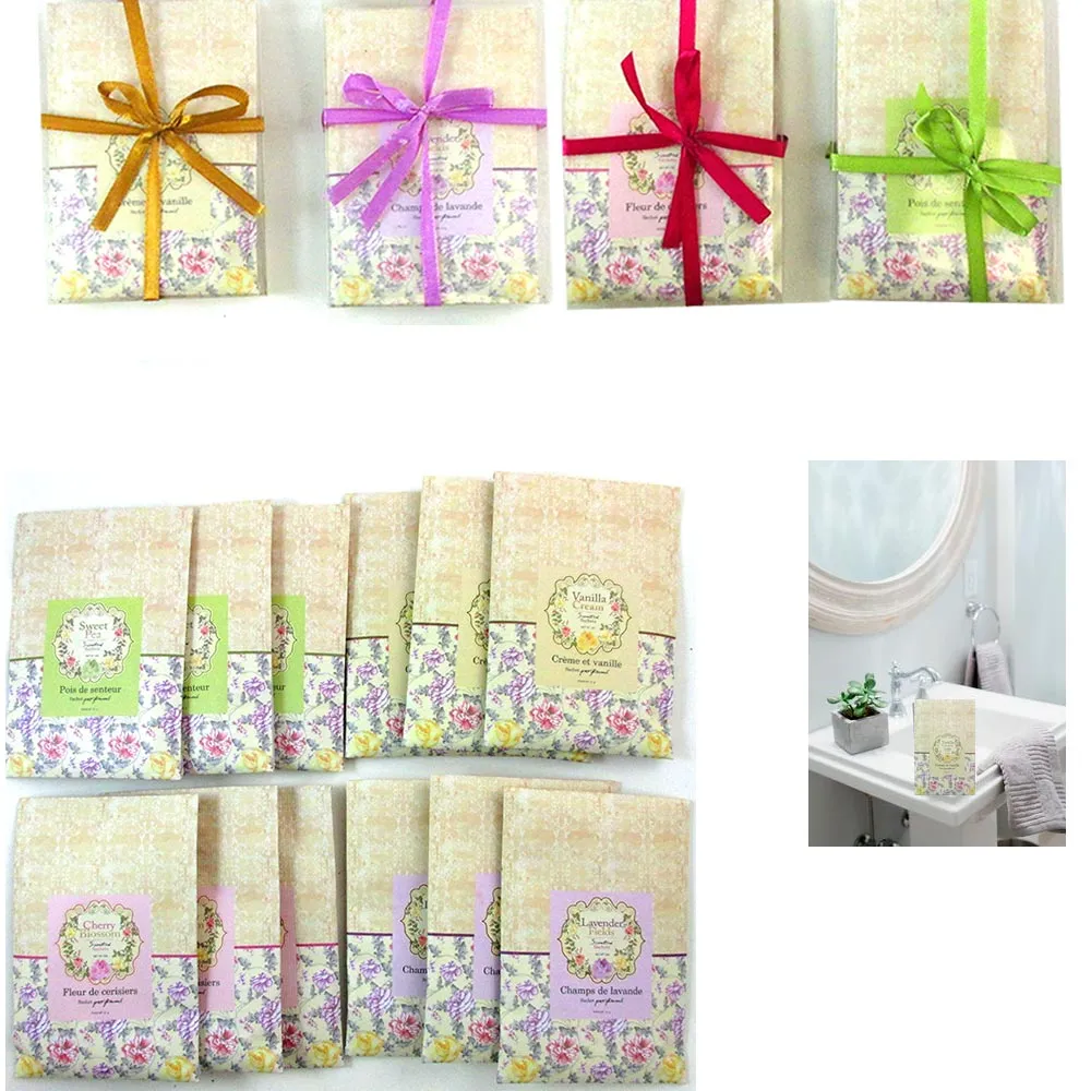 3 Scented Fragrance Sachet Bags Wardrobe Home Drawer Perfume Pouch Party Favor