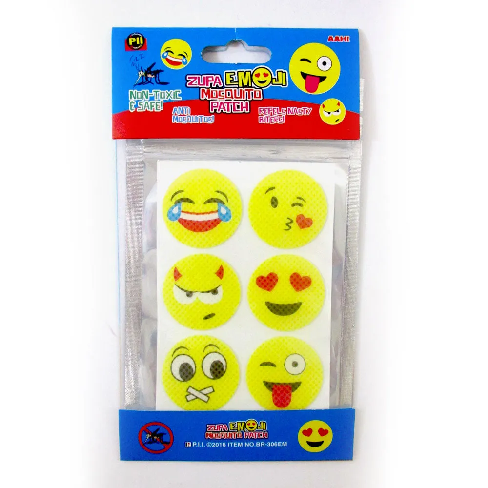 36 Pc Emoji Mosquito Repellent Patch Baby Sticker Protect Kids Natural Non Toxic