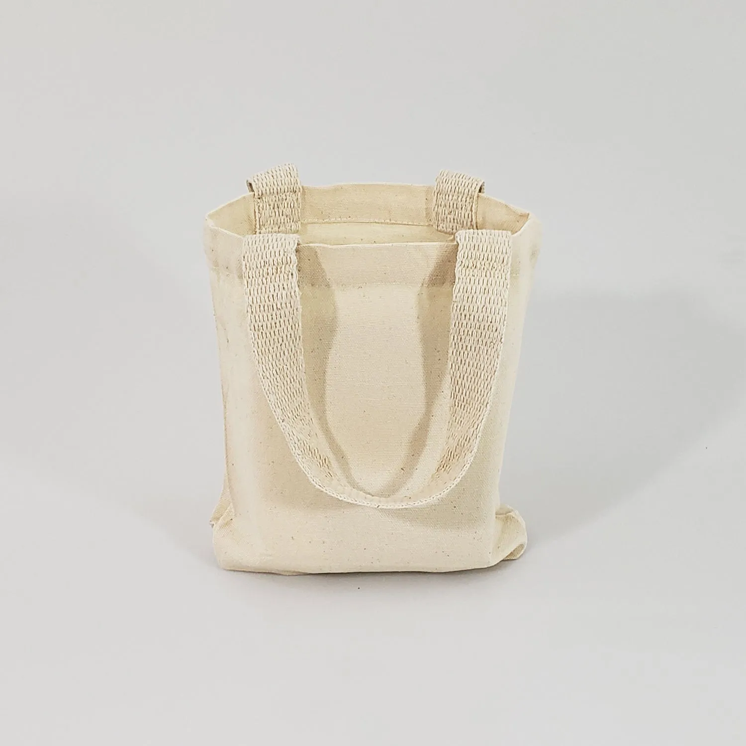 8" Mini Cotton Canvas Gift Tote Bags - TC208