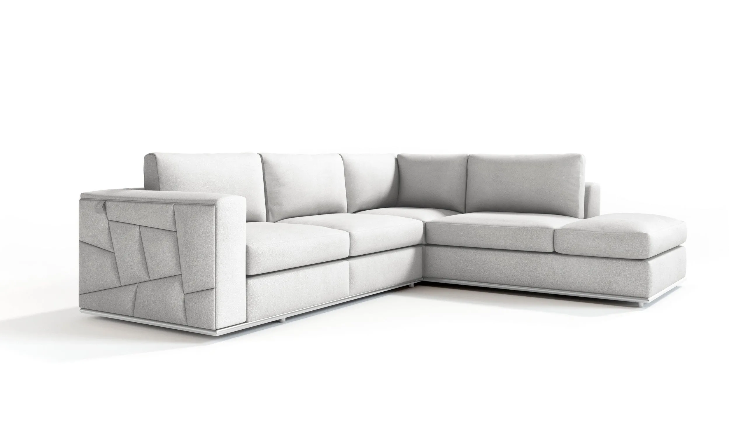 998 - White RAF Sectional Sofa