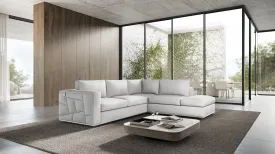998 - White RAF Sectional Sofa