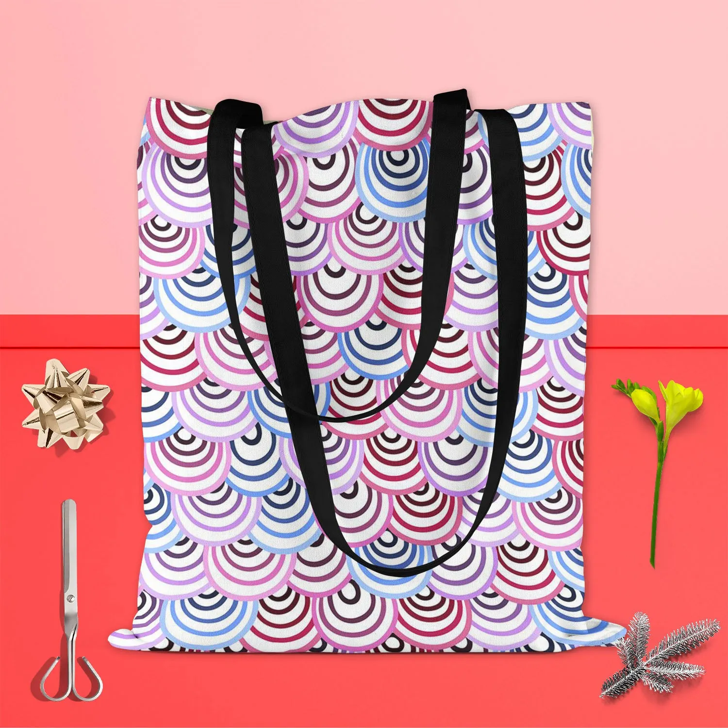 Abstract Doodles D2 Tote Bag Shoulder Purse | Multipurpose