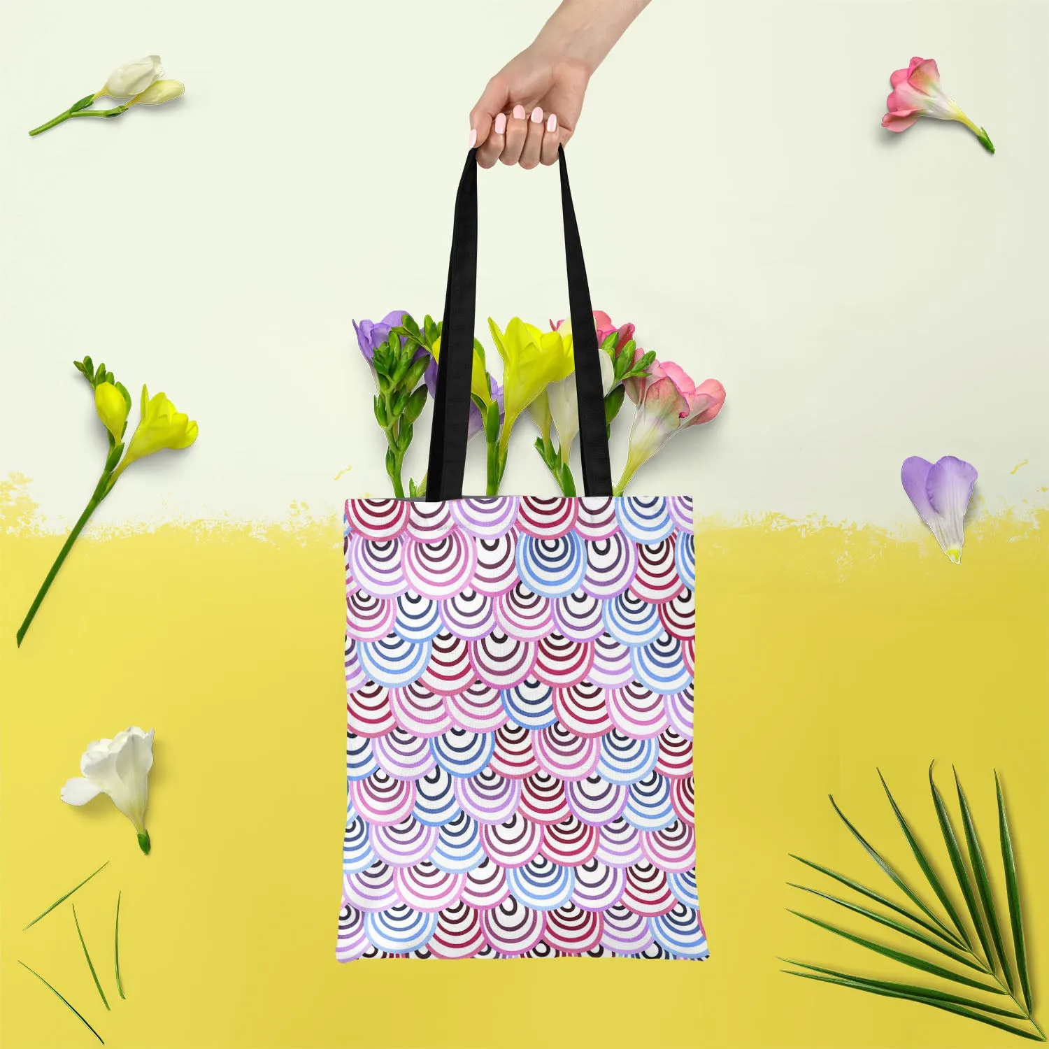 Abstract Doodles D2 Tote Bag Shoulder Purse | Multipurpose