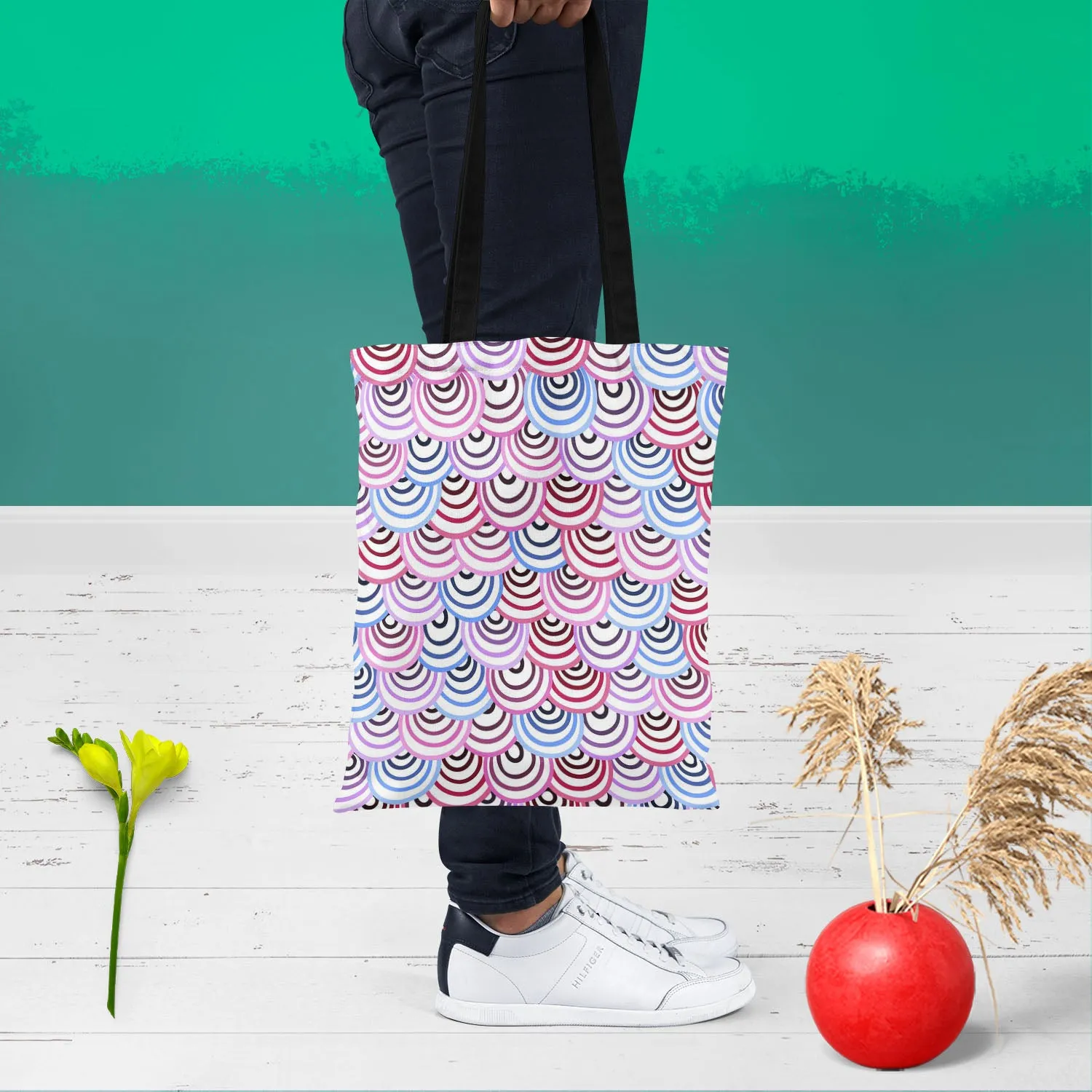 Abstract Doodles D2 Tote Bag Shoulder Purse | Multipurpose