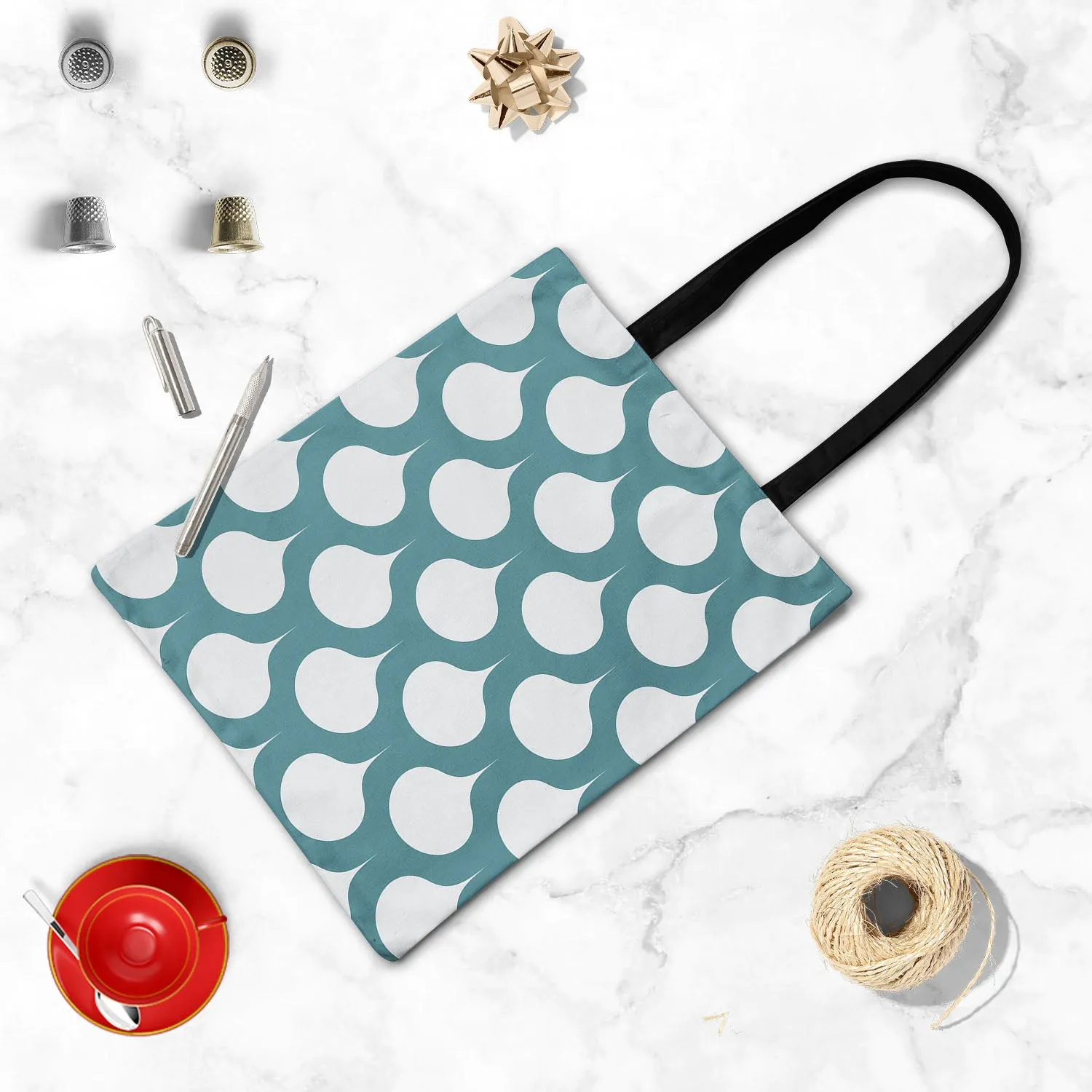 Abstract Ornament D2 Tote Bag Shoulder Purse | Multipurpose