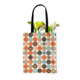 Abstract Retro D2 Tote Bag Shoulder Purse | Multipurpose