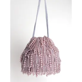 Adora By Ankita Grey Perla Flapper Bucket Bag