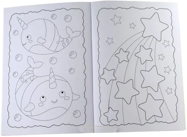 Alligator Rainbow Colouring Book - English