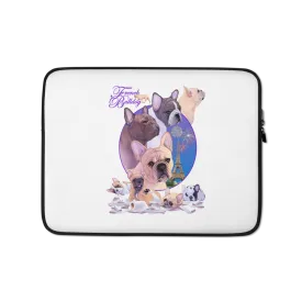 Amazing French Bulldog Design on a Laptop Sleeve