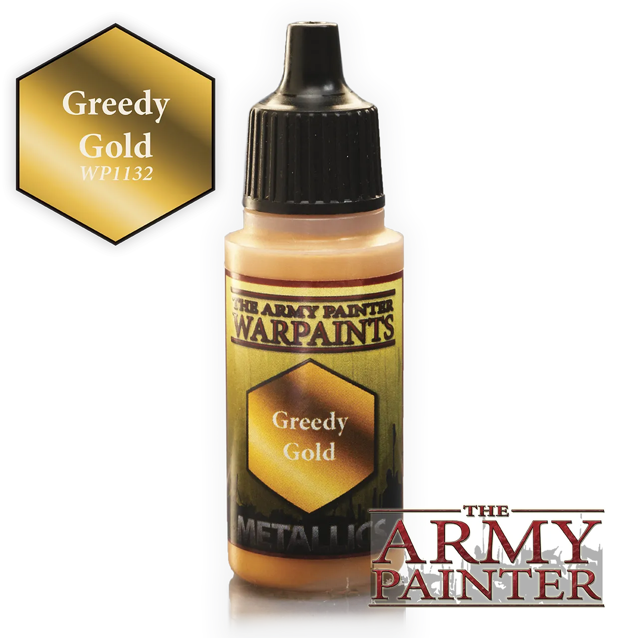 Army Painter Acrylic Warpaint - Greedy Gold