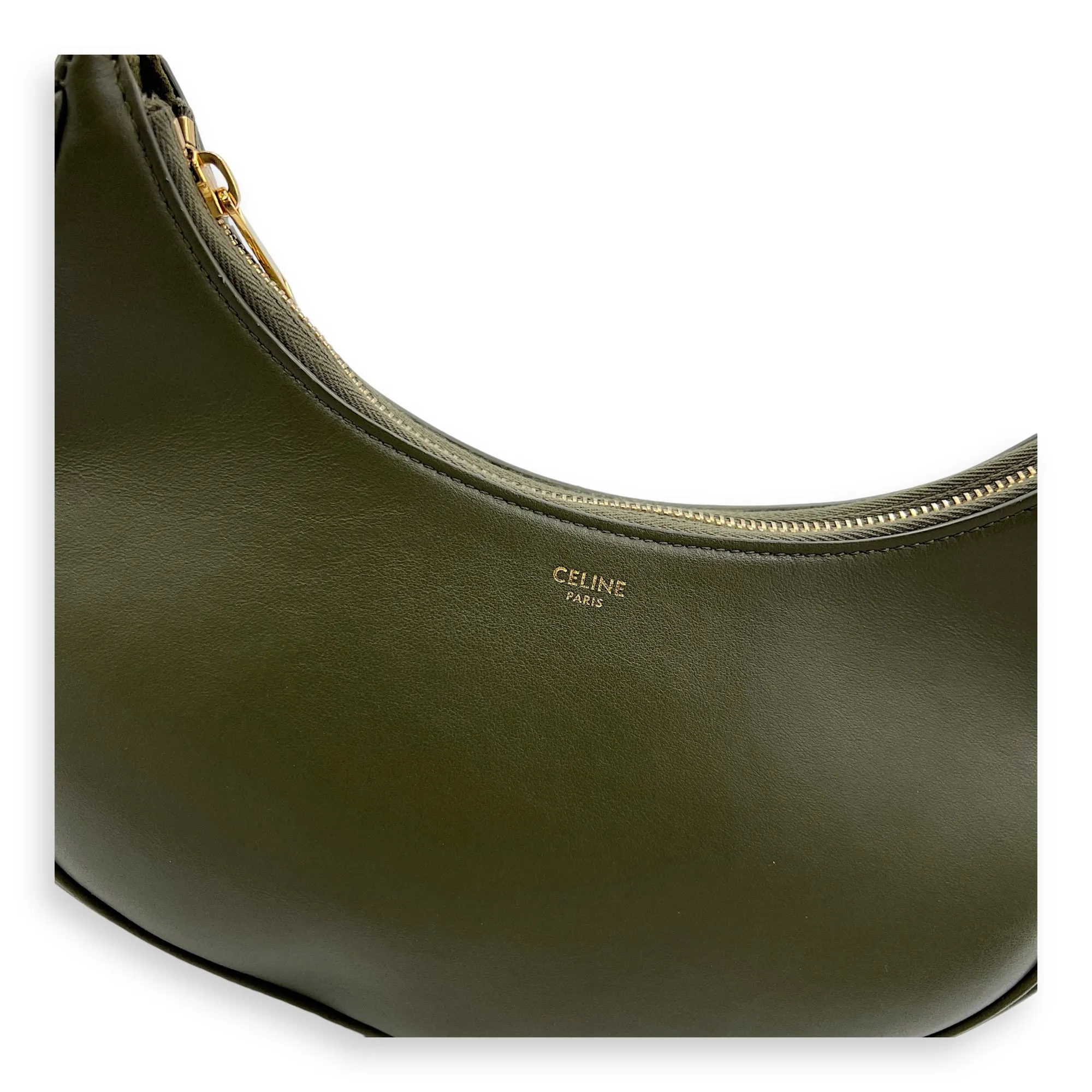 Ava Medium Shoulder bag in Calfskin, Gold Hardware