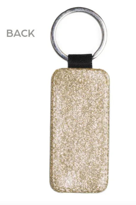 Ballerina Glitter Keychain