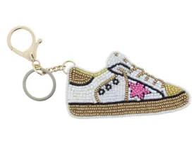 Beaded Trendy Sneaker Keychain