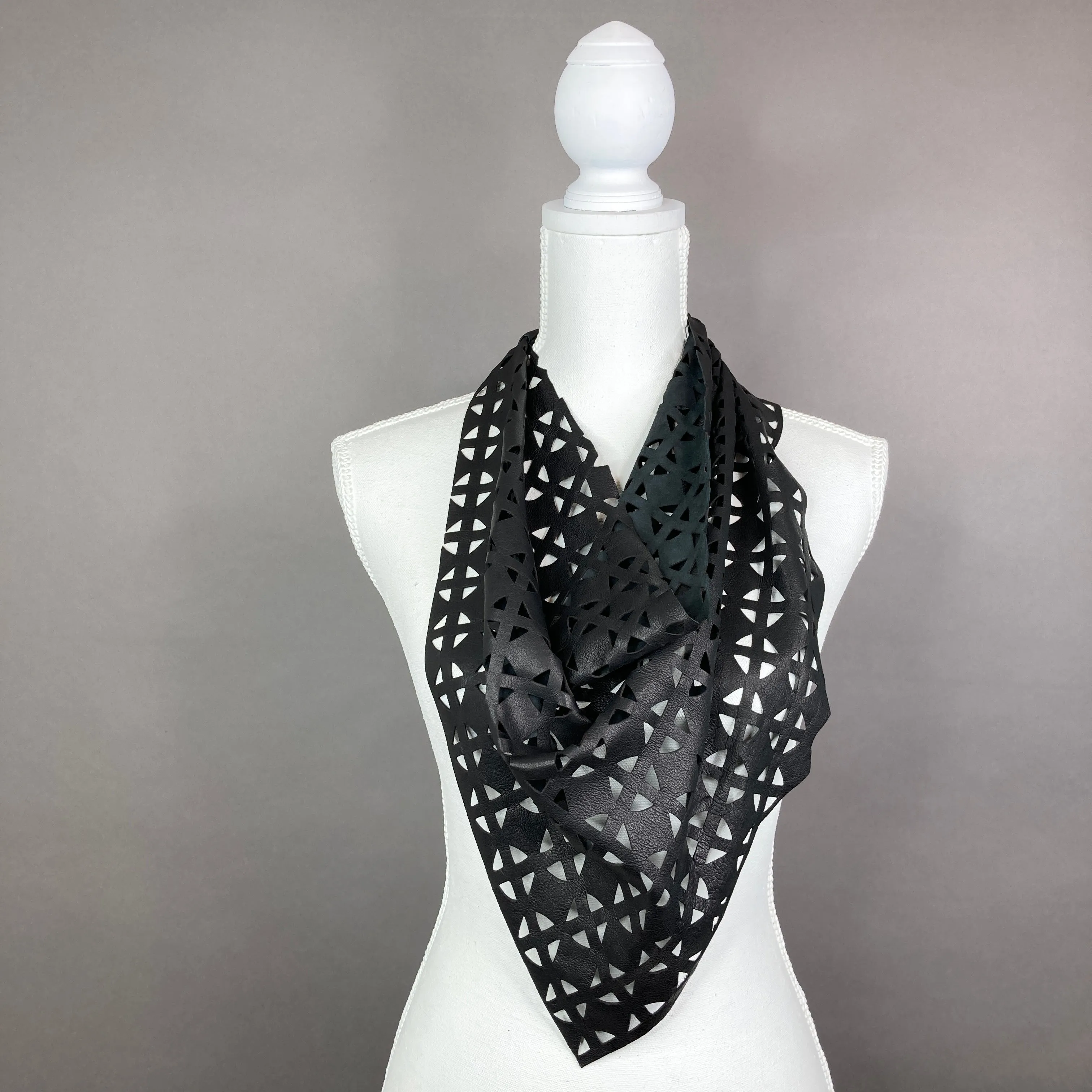 BEX laser cut Leather Scarf