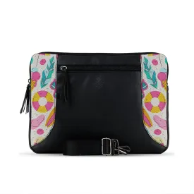 Black Mixed Laptop Sleeve Summer Time