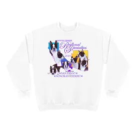 Boston Terrier Regional Specialties Design on a Gildan - 18000 - G180 - Heavy Blend Sweatshirt (Unisex)