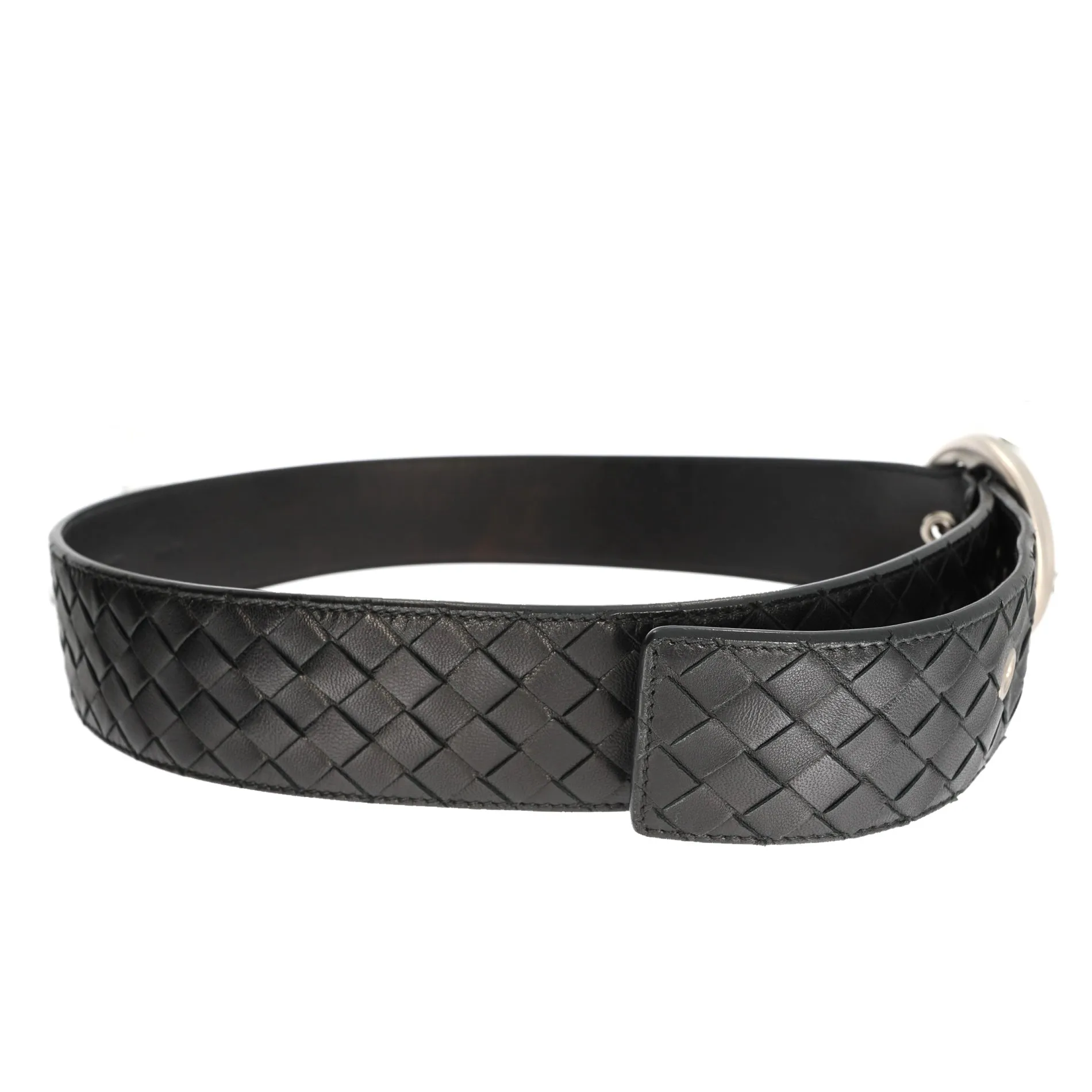 BOTTEGA VENETA Belt in Black Leather