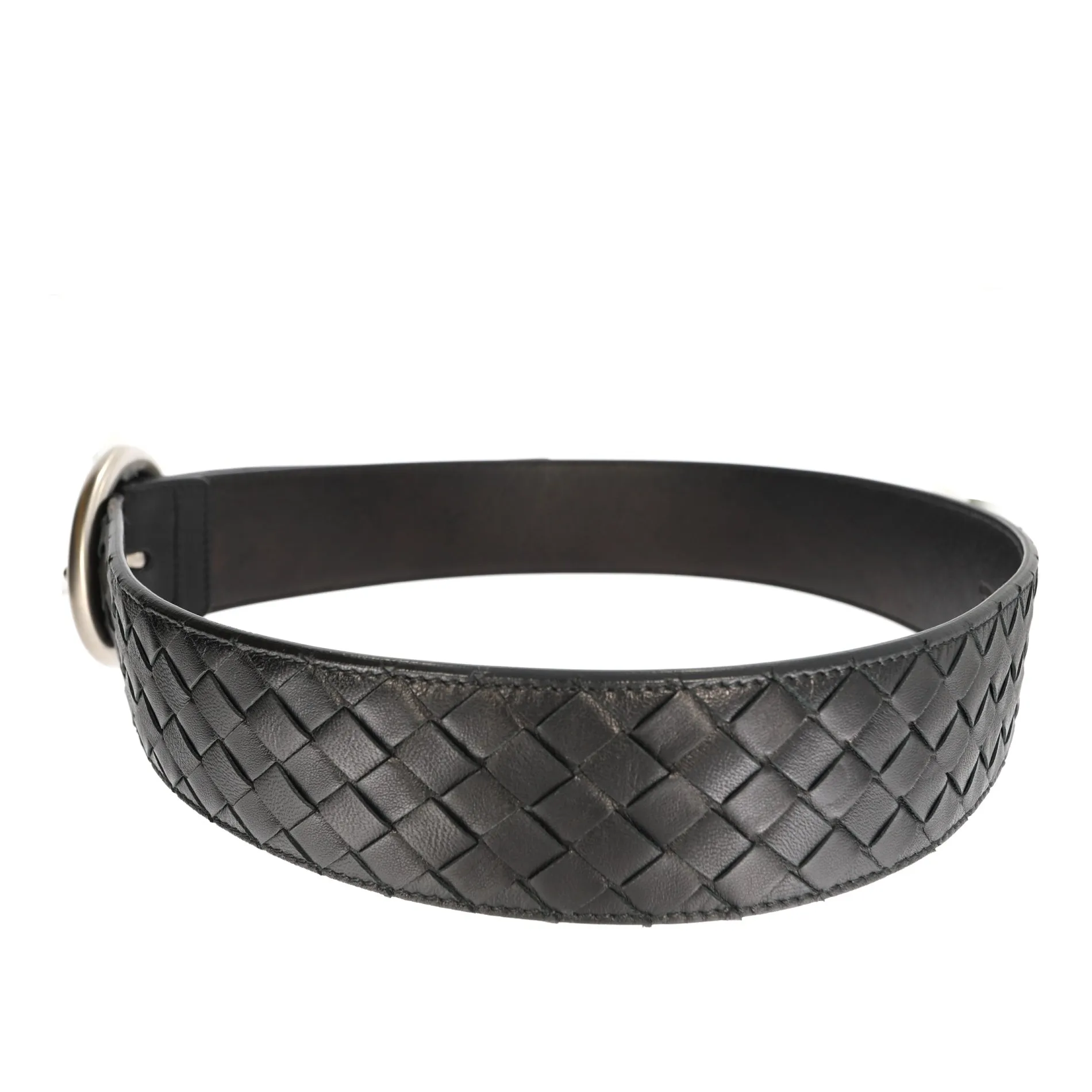 BOTTEGA VENETA Belt in Black Leather