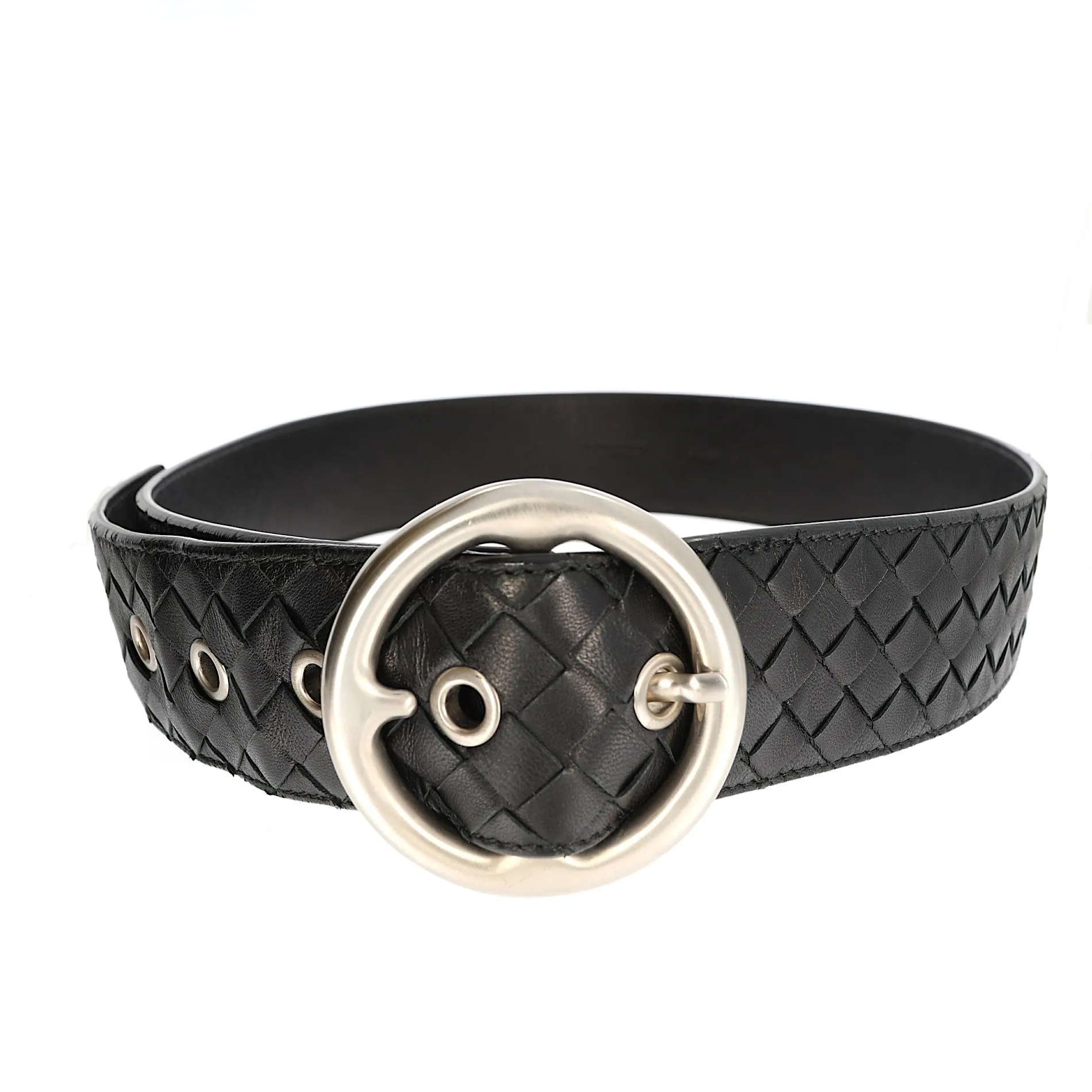 BOTTEGA VENETA Belt in Black Leather