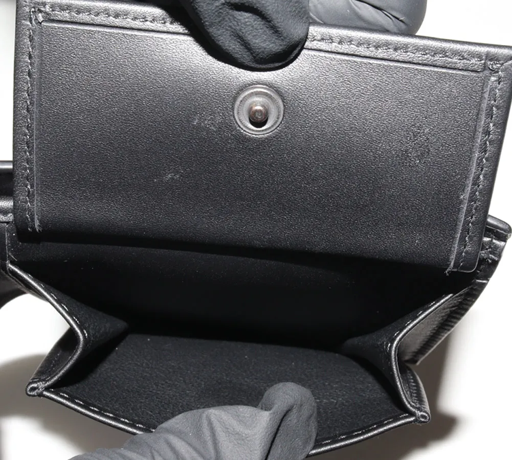 Bottega Veneta Intrecciato Leather Bifold Wallet Black