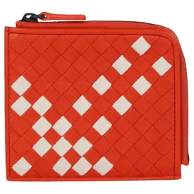 Bottega Veneta Intrecciato Leather Zip-Around Slim Wallet