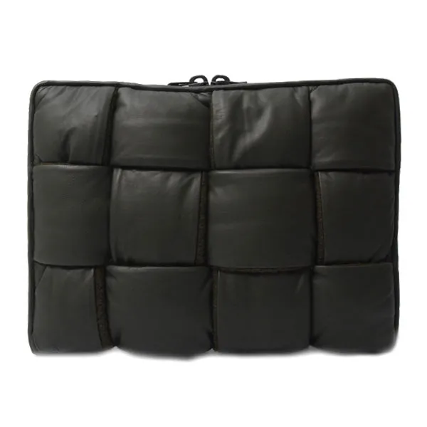 Bottega Veneta Lambskin Intrecciato Folded Clutch Bag 641039