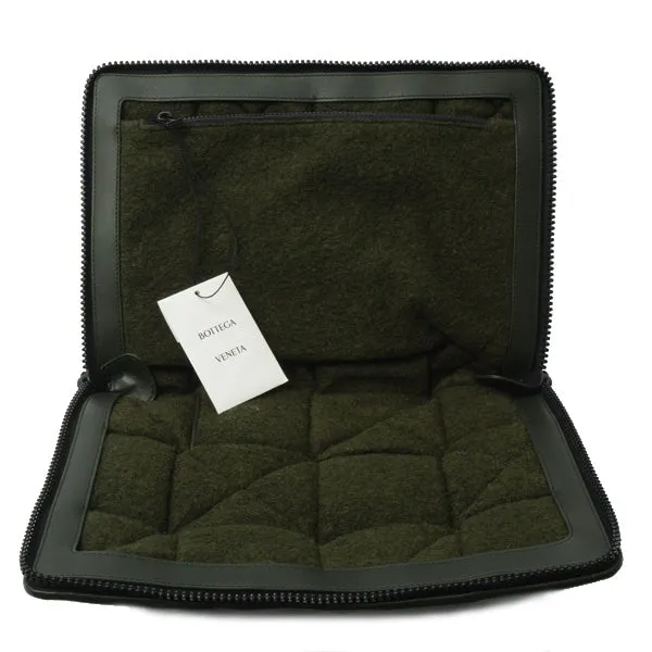 Bottega Veneta Lambskin Intrecciato Folded Clutch Bag 641039