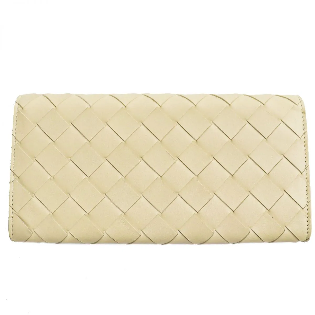 Bottega Veneta Leather Flap Wallet 666953