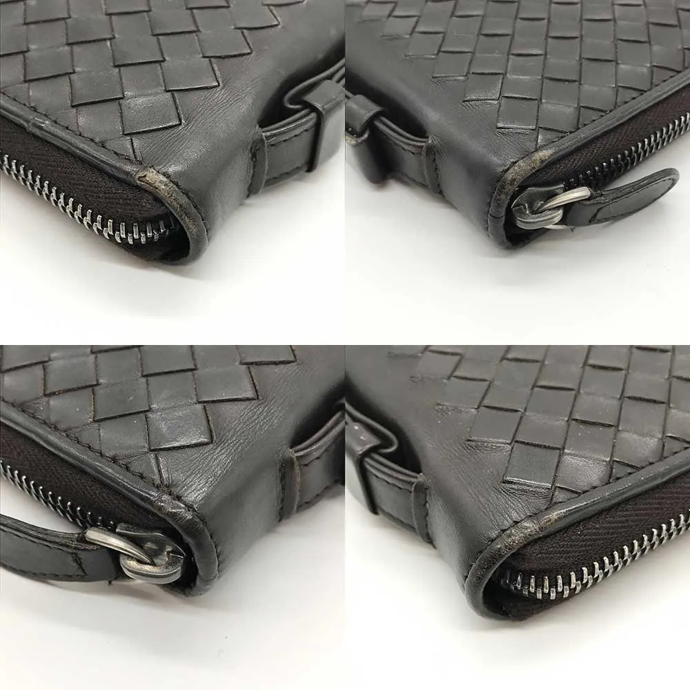 Bottega Veneta Leather Travel Wallet 169730