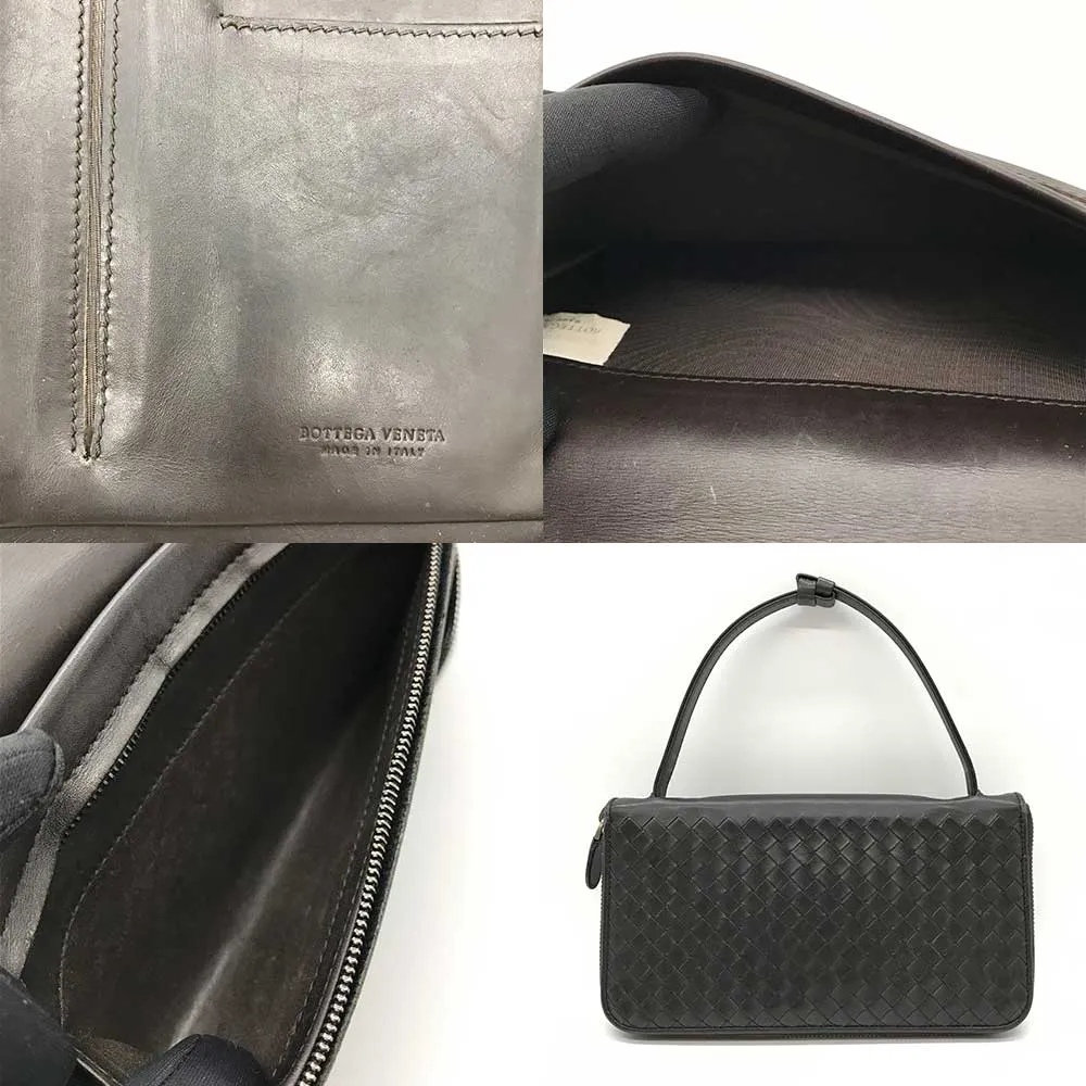 Bottega Veneta Leather Travel Wallet 169730