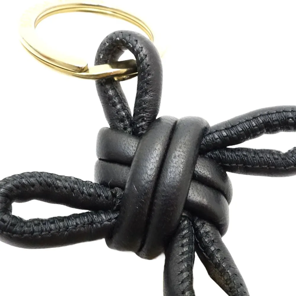 Bottega Veneta Leather Triangle Keyring