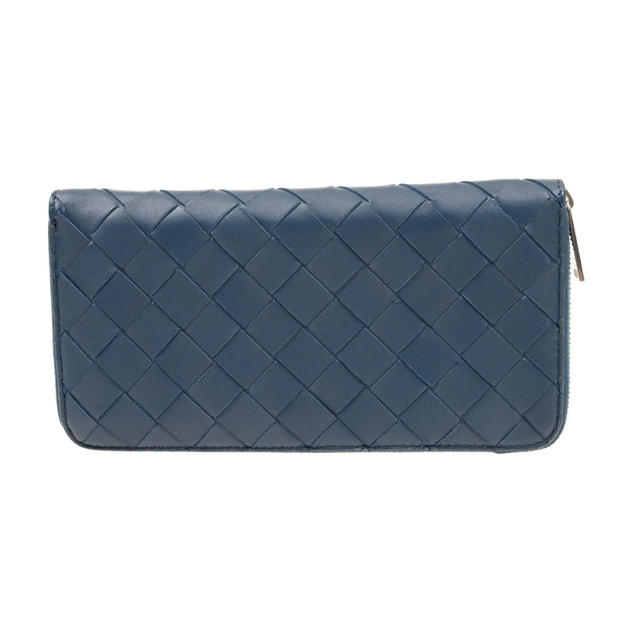 Bottega Veneta Long Zipper Leather Wallet