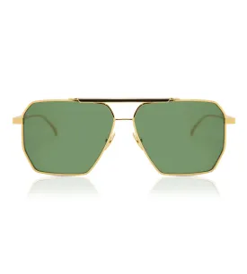 Bottega Veneta Men's Green Aviator Sunglasses
