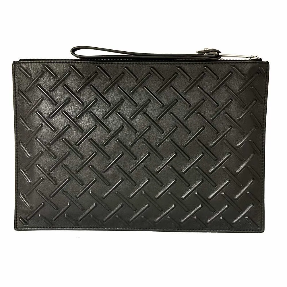 Bottega Veneta Nappa Graphic Clutch Bag