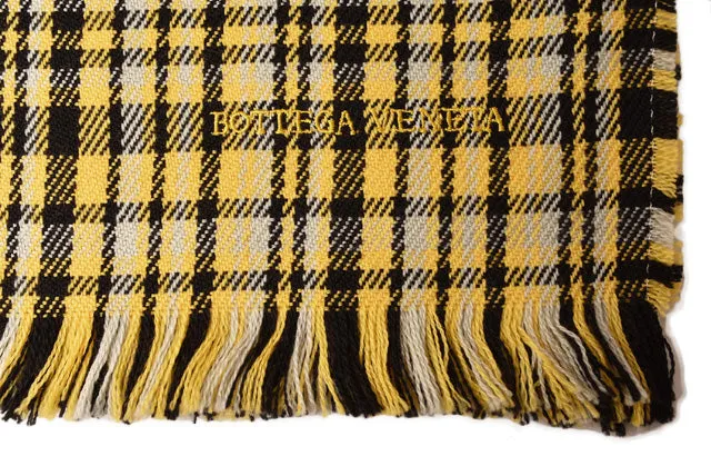 Bottega Veneta Wool Scarf Yellow/Black
