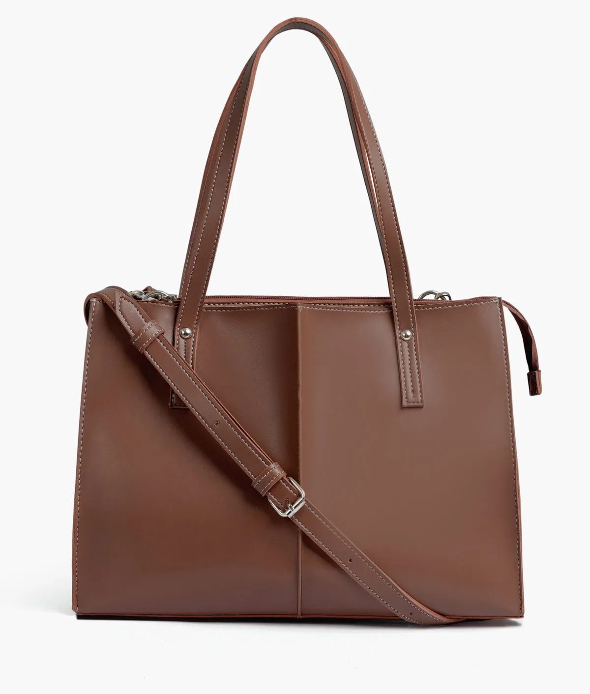 Brown Ladies Tote Bag 561