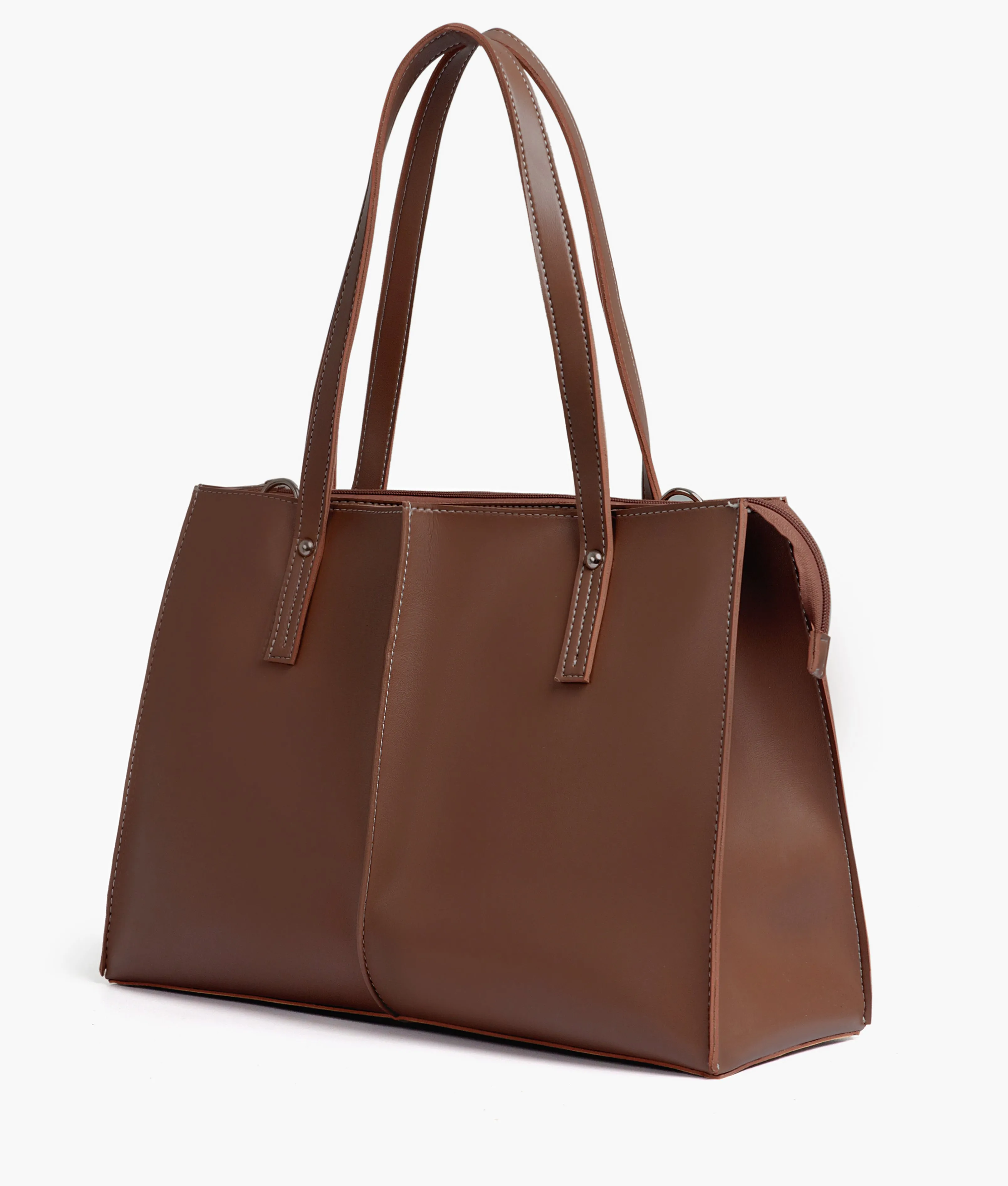 Brown Ladies Tote Bag 561