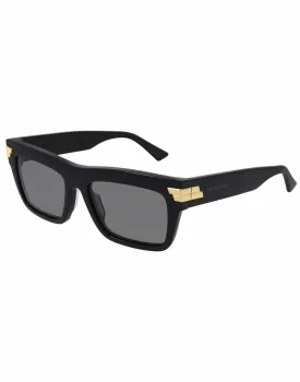 BV1058S Black Square Sunglasses