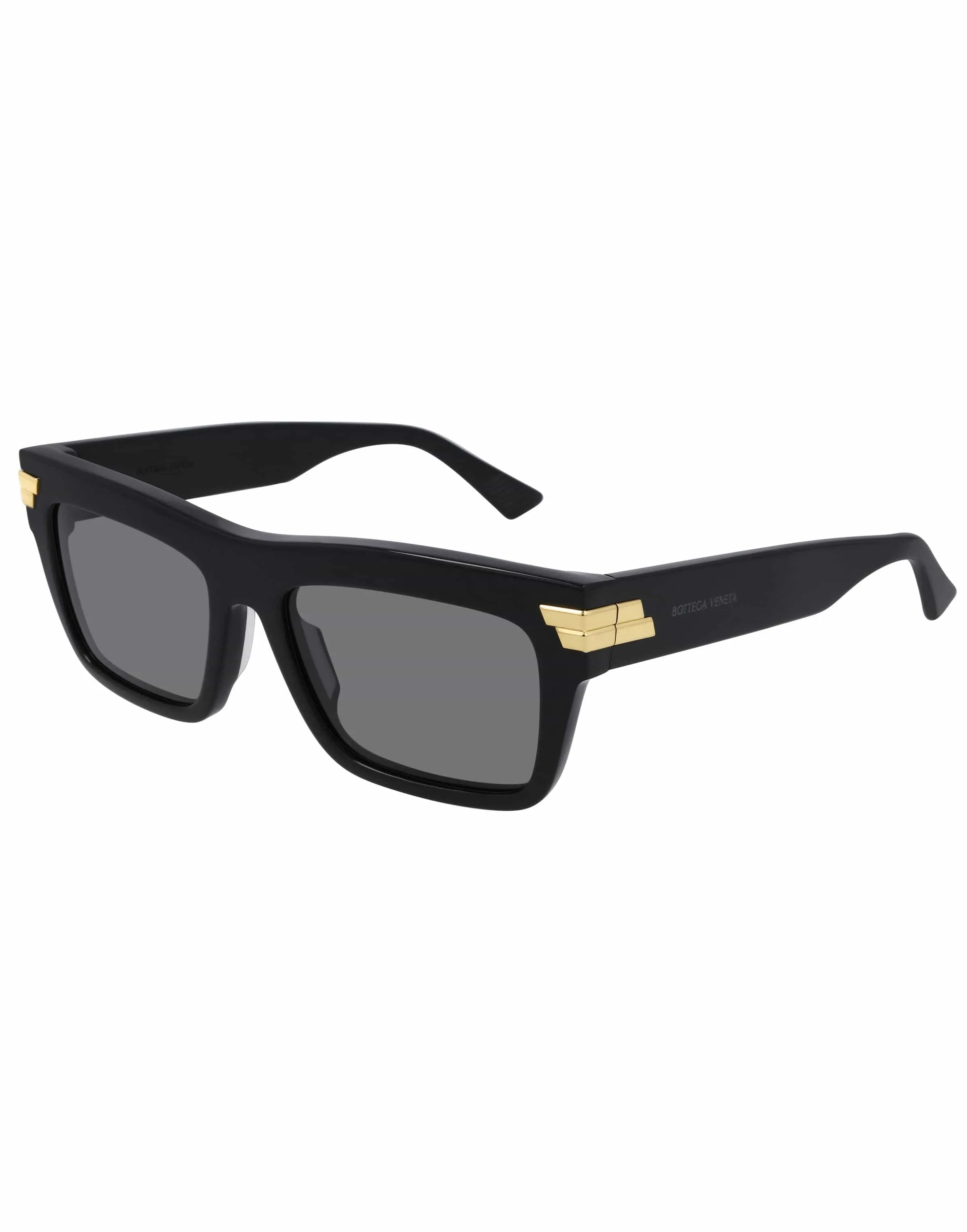 BV1058S Black Square Sunglasses