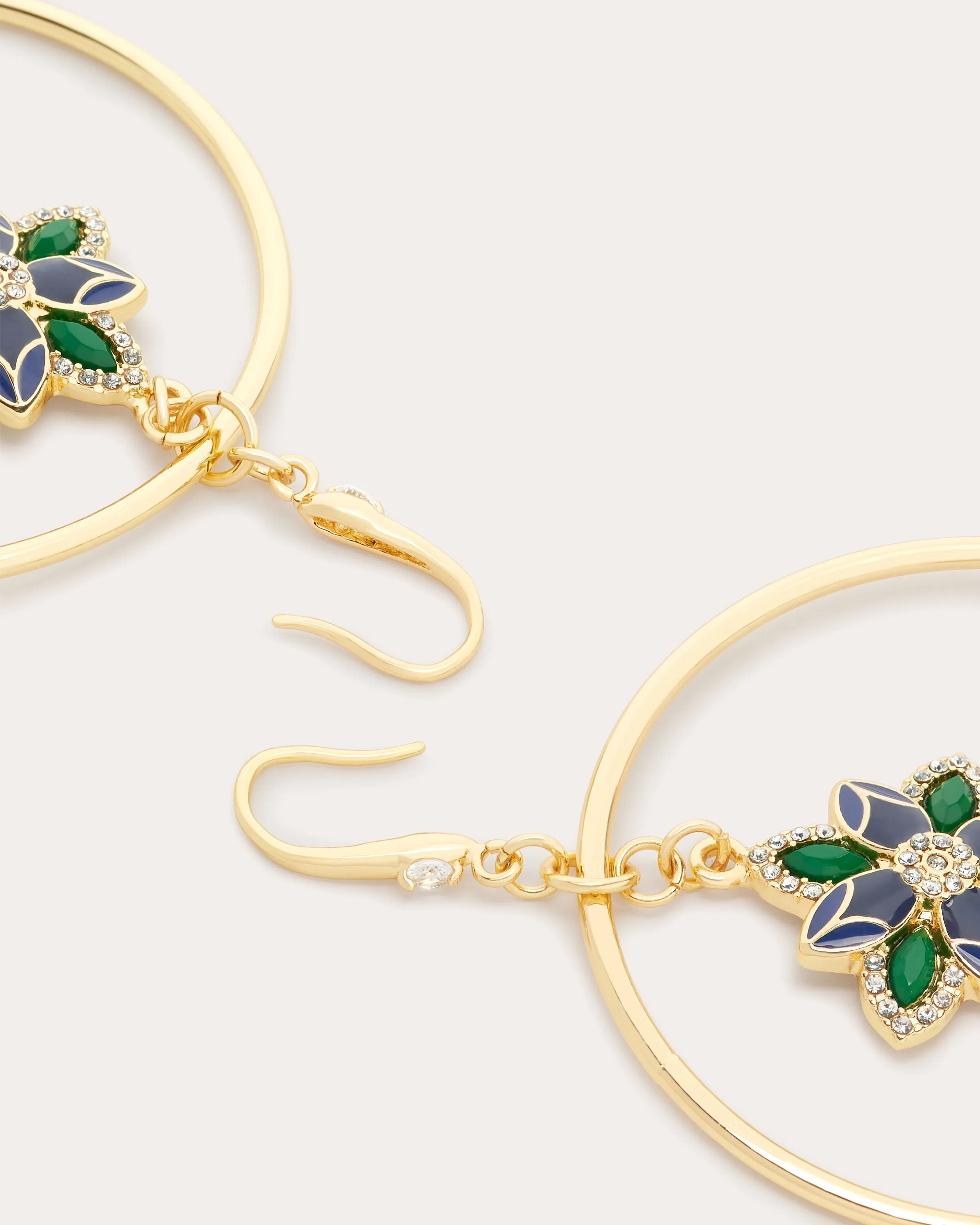 Camila Flower Charm Earrings