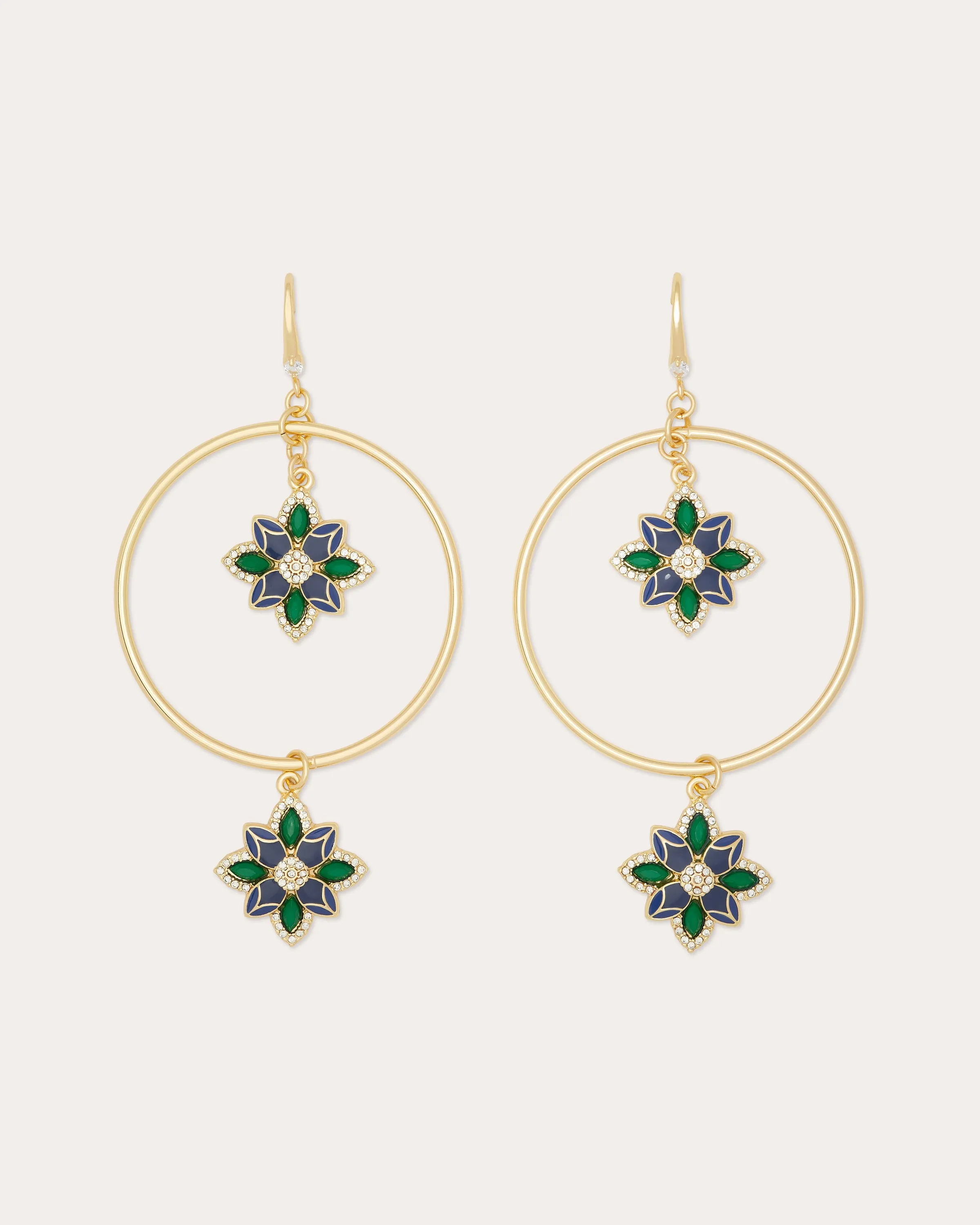 Camila Flower Charm Earrings