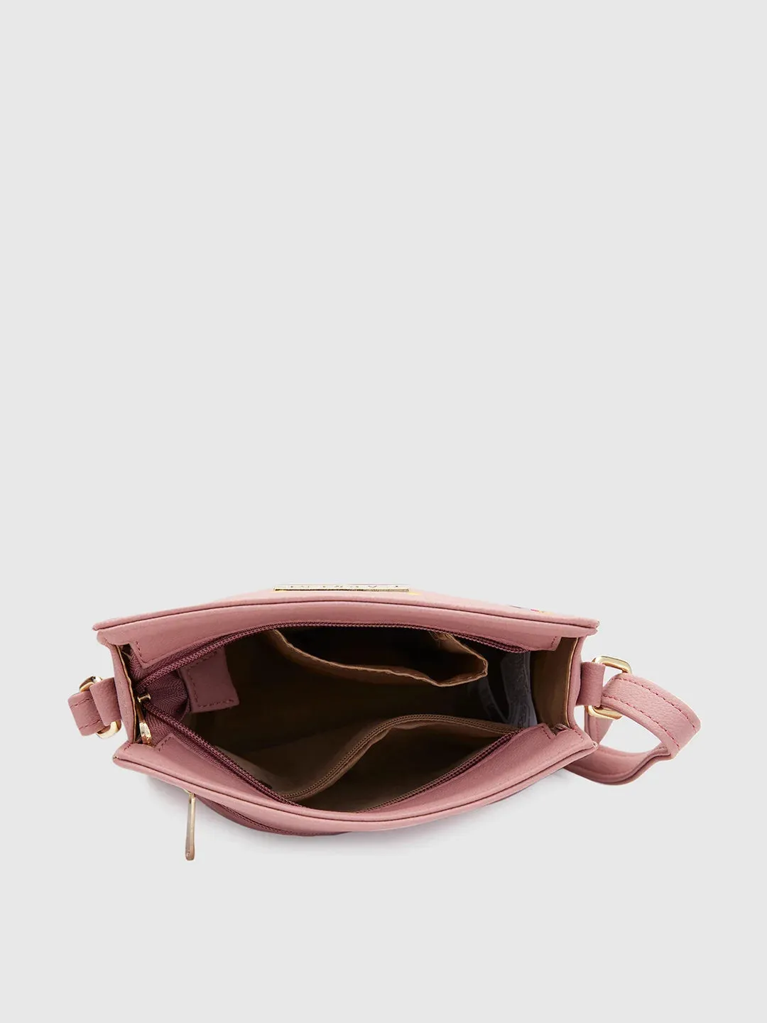 Caprese Popsicle Crossbody Sling Medium Dusty Rose