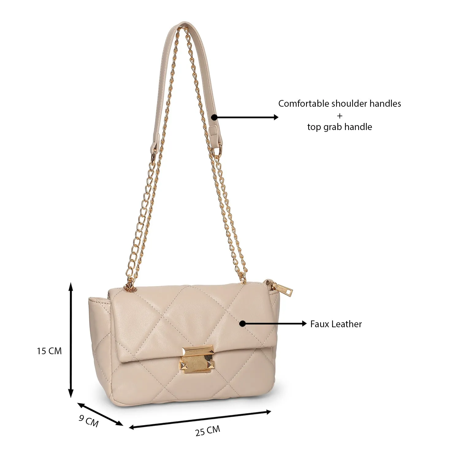Caprese Veleriya Sling Large Cream