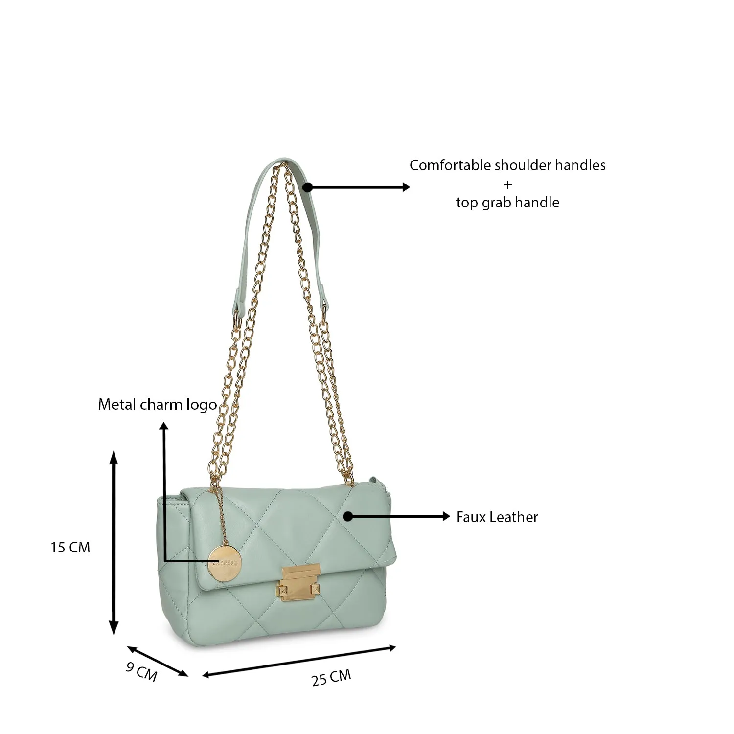 Caprese Veleriya Sling Large Pastel Green