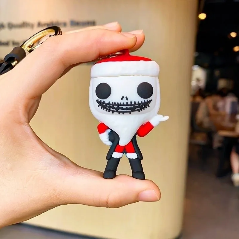 Cartoon Style Funny Clown Pvc Halloween Unisex Bag Pendant Keychain