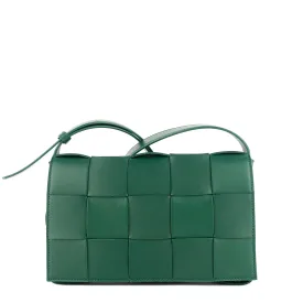 Cassette Intrecciato Leather Maxi Crossbody Bag