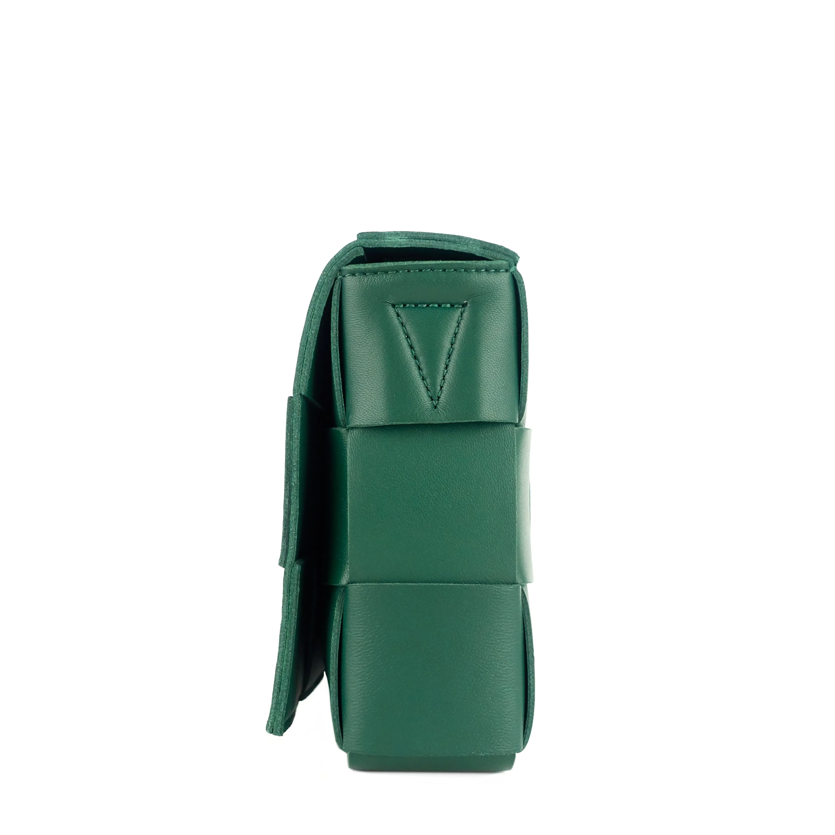 Cassette Intrecciato Leather Maxi Crossbody Bag