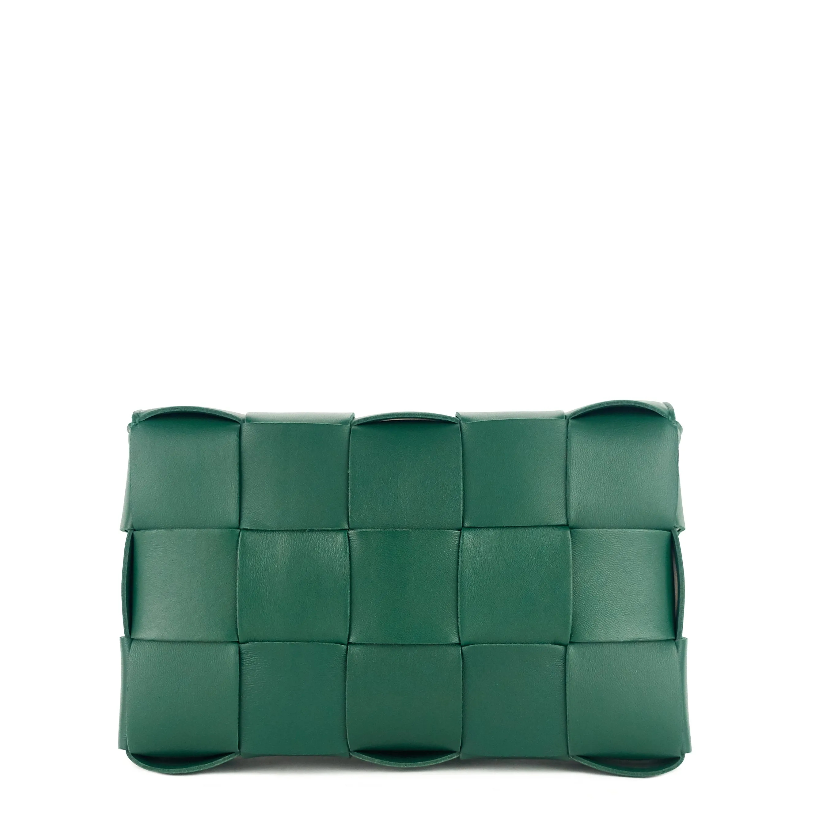 Cassette Intrecciato Leather Maxi Crossbody Bag